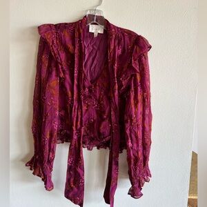 Cleobella crop top- medium- EUC